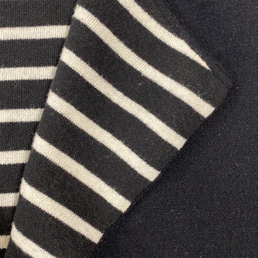 Moth (Anthropologie) Longline Open Front Sweater Vest‎ Black Size OS - Picture 5 of 7